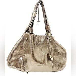 See by Chloé gold purse -used twice - excellent condition - leather